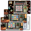Luggage Tag - 3D Lenticular Slot Machine/ Casino Stock Image - Horizontal (Imprinted)